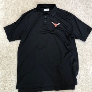 Black UT Longhorn polo shirt